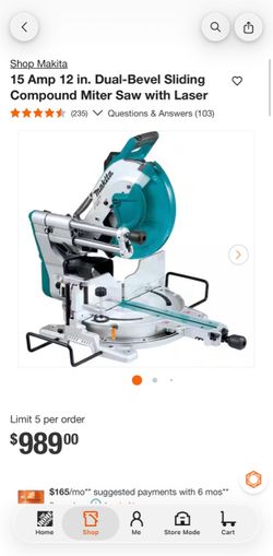 Makita  Bundle 12-Inch Dual-Bevel Sliding Miter Saw +  Makita Saw Stand