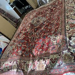Antique Persian Rug Wool Hand Made 10 X13 Was 9000 Now 1499
