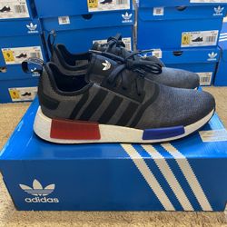 NMD R1 Core Black/Semi Lucid Blue/Glory Red (US10)
