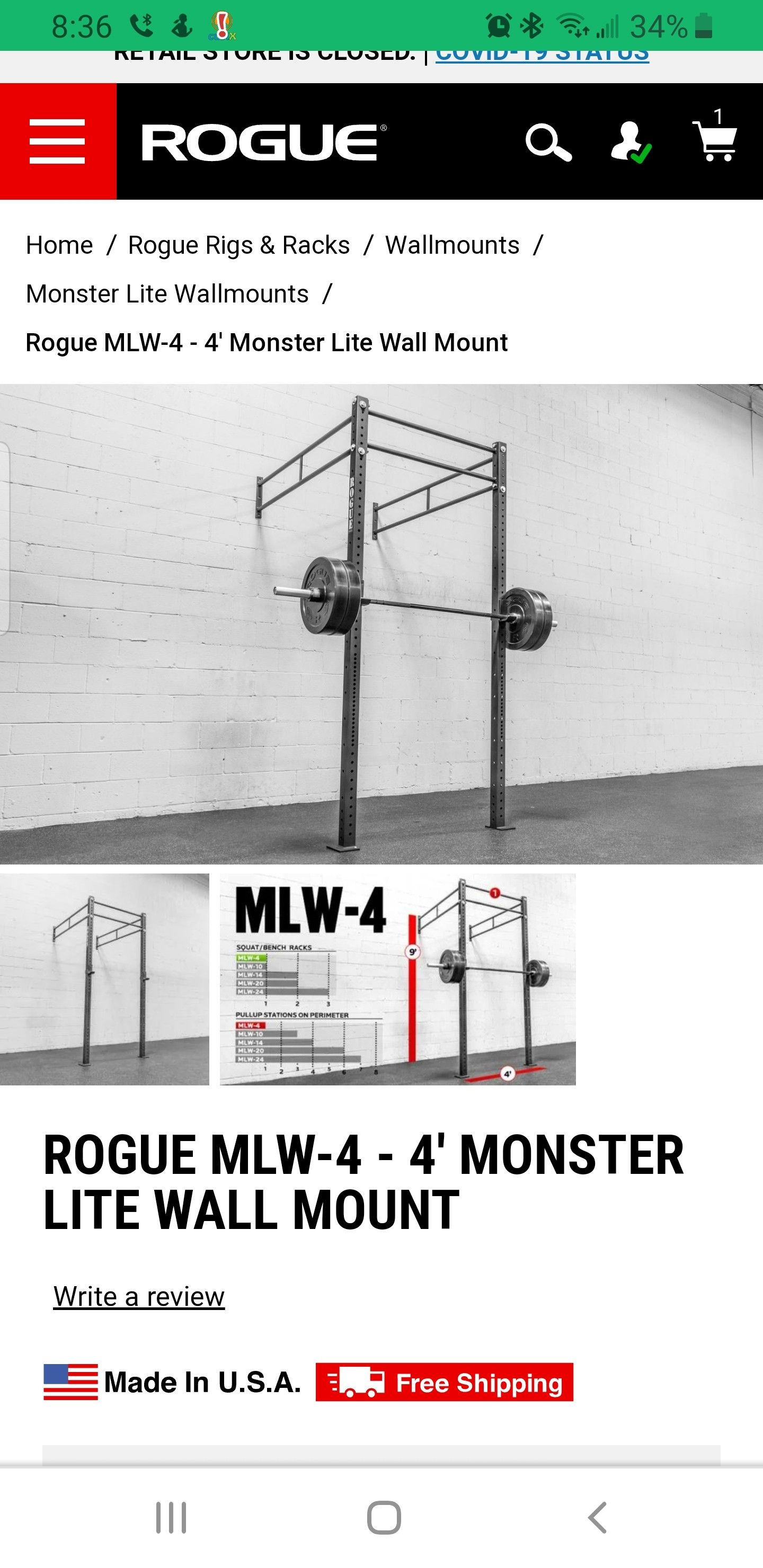 Rogue Squat Rack gym exercise equipment for Sale in Gilbert, AZ OfferUp