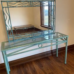Console Table & Mirror 