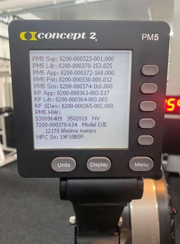 Concept 2 Model D Rower Rowing Machine PM5 Monitor 