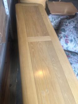 Light Oak Wood Coffee Table