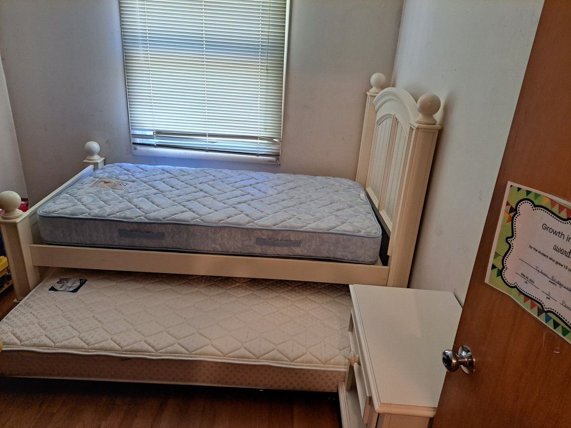 Trundle Bed and Dresser