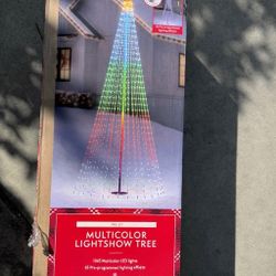 Member's Mark 12' Pre-Lit Multicolor Lightshow Tree