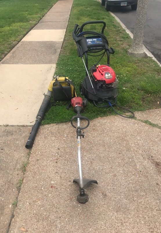 Backpack blower power washer and weed eater for Sale in Florissant, MO