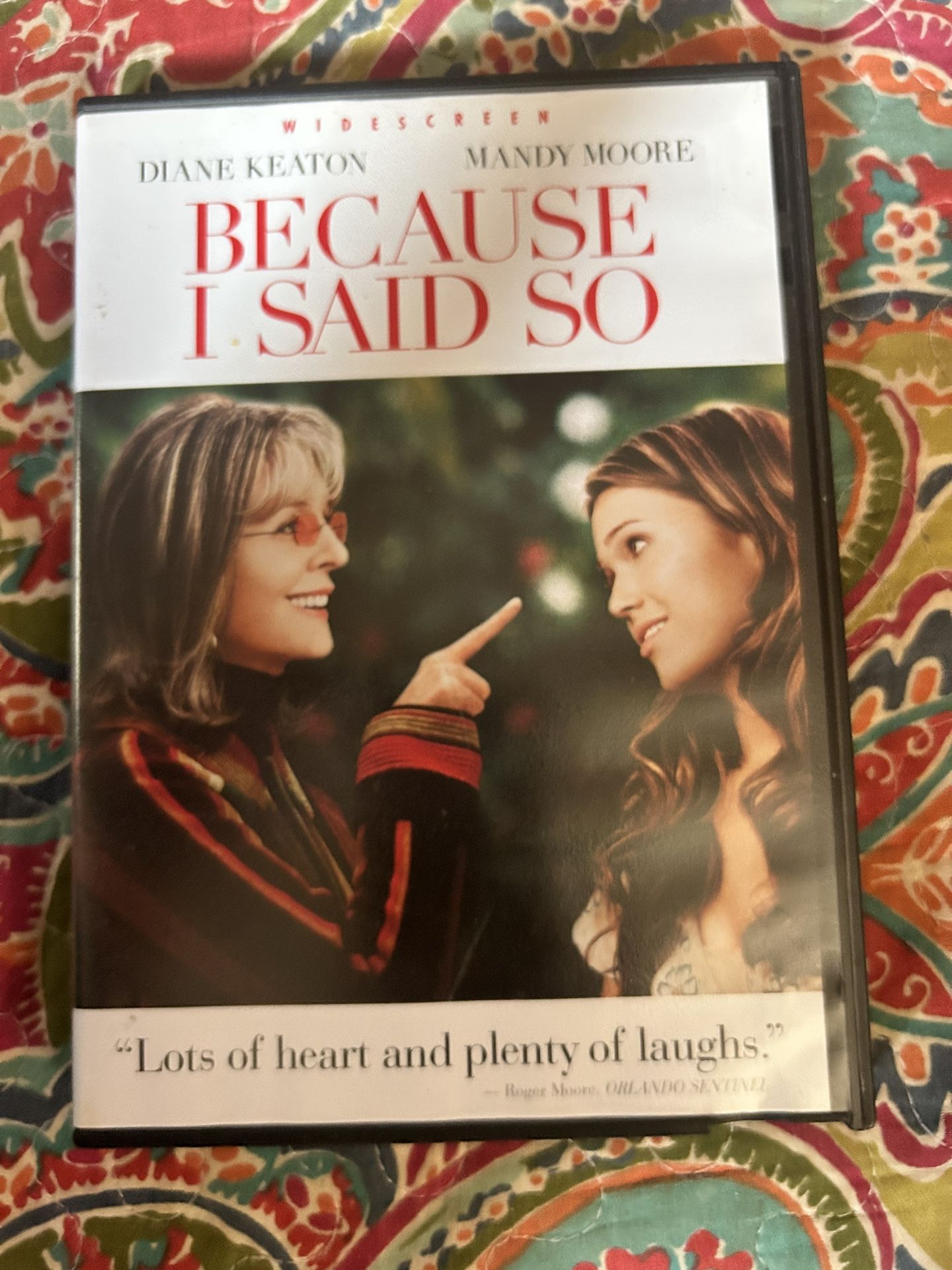 Because I Said So Widescreen DVD 