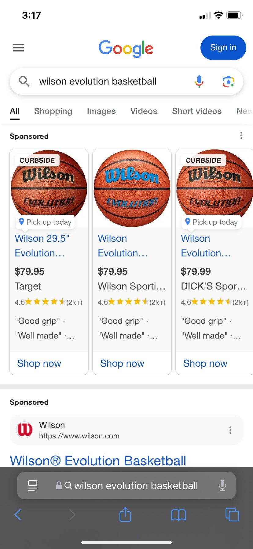 Wilson Indoor Basketball Sports & Outdoors
