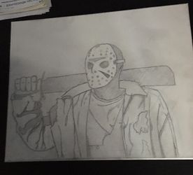 Jason pencil drawing