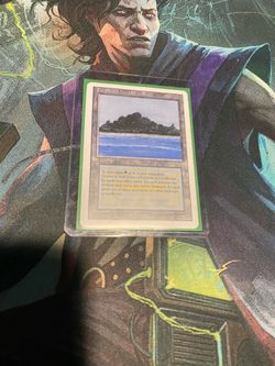 Tropical island mtg land