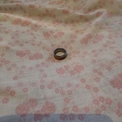 Orange Camouflage Wedding Band Women's 