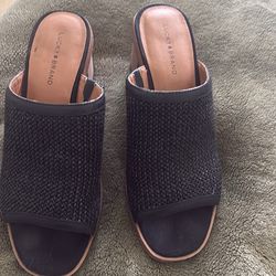 Lucky Brand heeled slide sandals