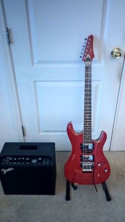 HK Custom ACE Guitar - Floyd Rose & Fender LT25 Amp
