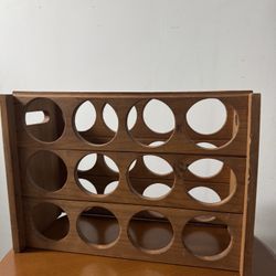 Wood Wine Bottle Storage Rack
