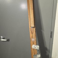 vintage wooden studio artist easel from the 1960s. 