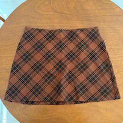 Aritzia Wilfred Plaid Skirt - Size 14