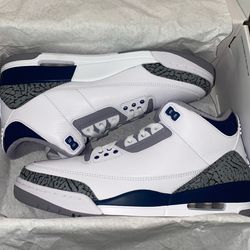 Jordan 3 Retro Midnight Navy Cement