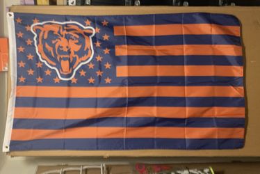 Chicago Bears Stars&stripes Banner