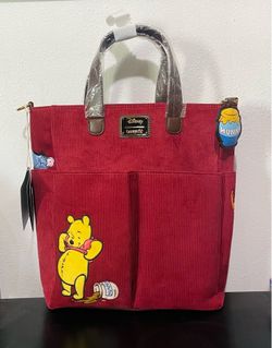 Loungefly Disney Winnie the Pooh Corduroy Tote Bag