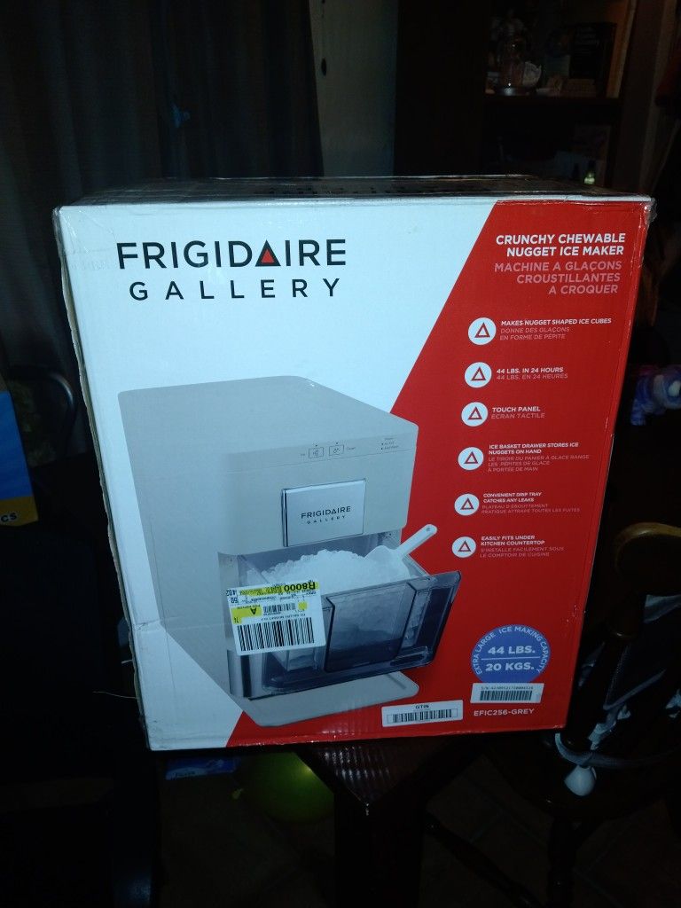Frigidaire Gallery Crunchy Chewable Nugget Ice Maker. Brand New Never Opened Still In Original Box