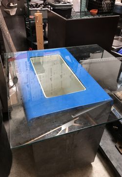 Glass table top 38x38