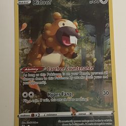 Pokemon Crown Zenith Bidoof Galarian Gallery Card # GG29/GG70