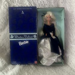 Year 1995 $22.00 Barbie Special Edition Winter Velvet Doll Caucasian 1st In A Series $ 22.00