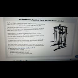 Force USA G3 ALL IN ONE  Home Gym Weight Machine 