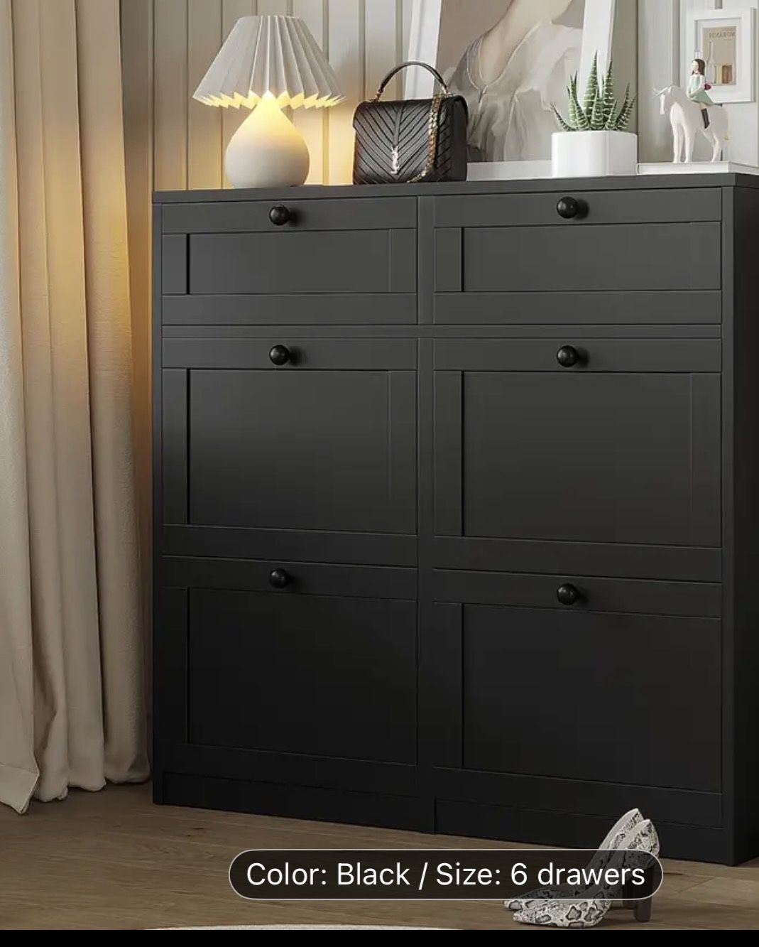 New Black Show Cabinet