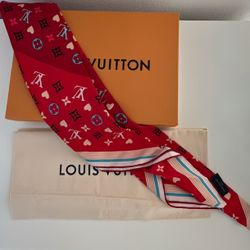 Louis Vuitton Scarf 100 % Silk Made In Italy 
