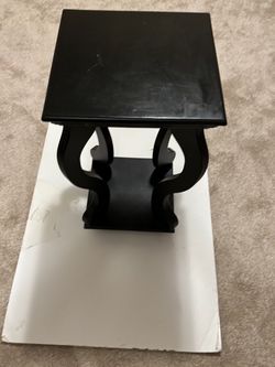 Black accent table