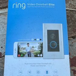 Ring Video Doorbell Elite (Wired/PoE) – Flush Mount