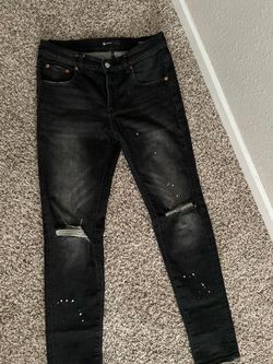 Purple jeans