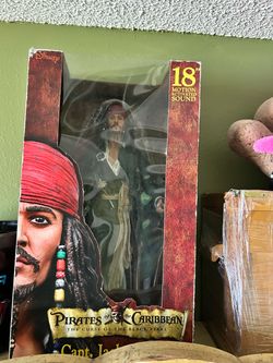 Disney Pirates of the Caribbean 18" Captain Jack Sparrow Figure