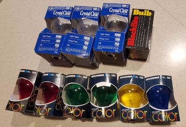 Colored Light Bulbs
