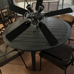 Ceiling Fan Black With Lights 