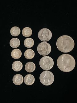 90% Silver, Dimes Quarters, and Half Dollars
