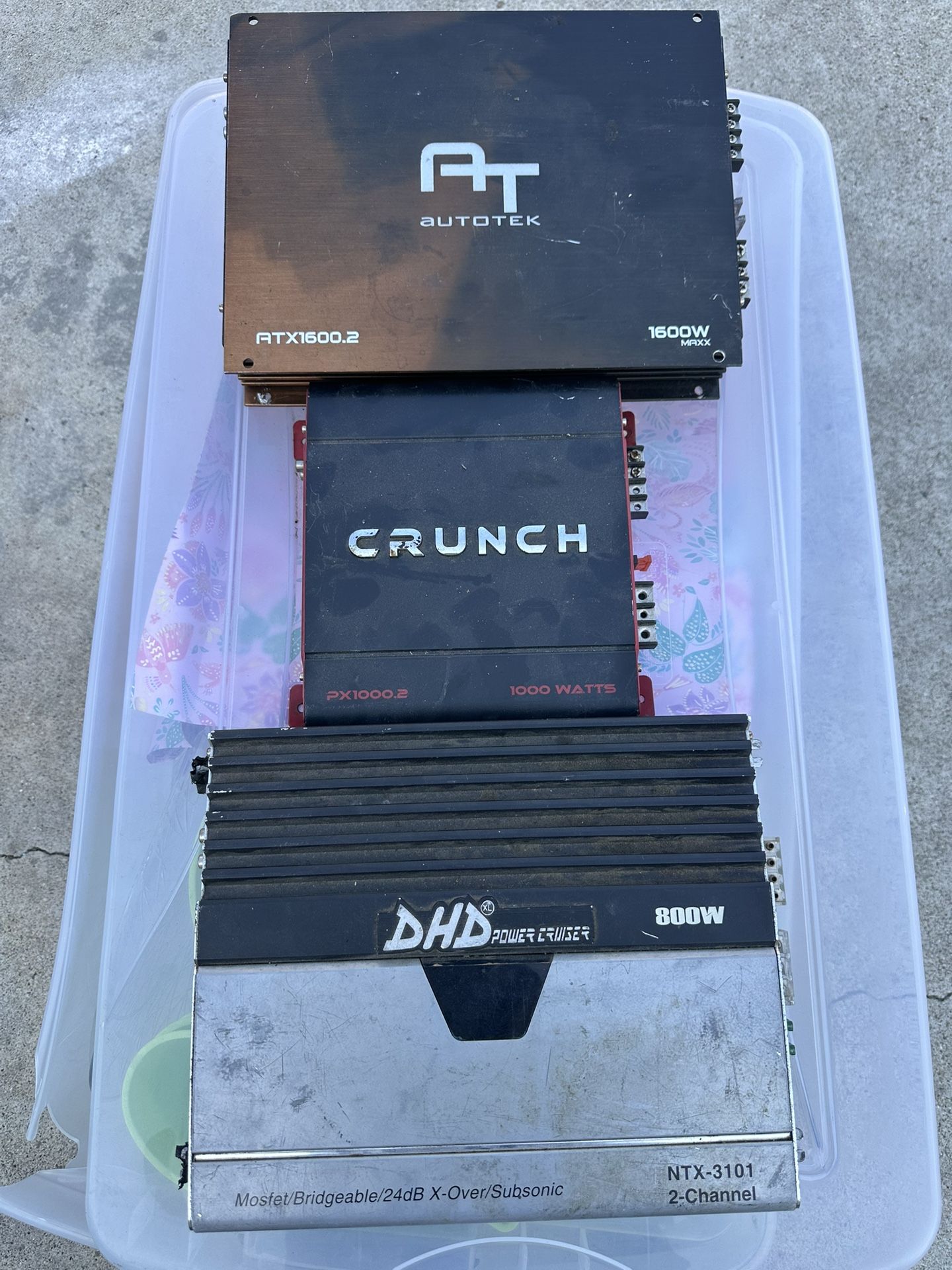 3 Subwoofer Amps