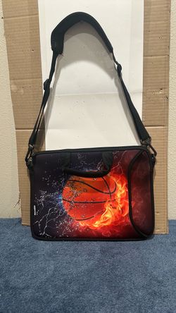 Basketball Fire & Water Laptop Shoulder Bag.