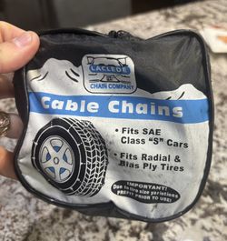Brand New Cable Tire Chains CL S See Pics For Size