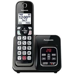 “New”Panasonic Cordless Phone/answering Machine(Black) Retail$89