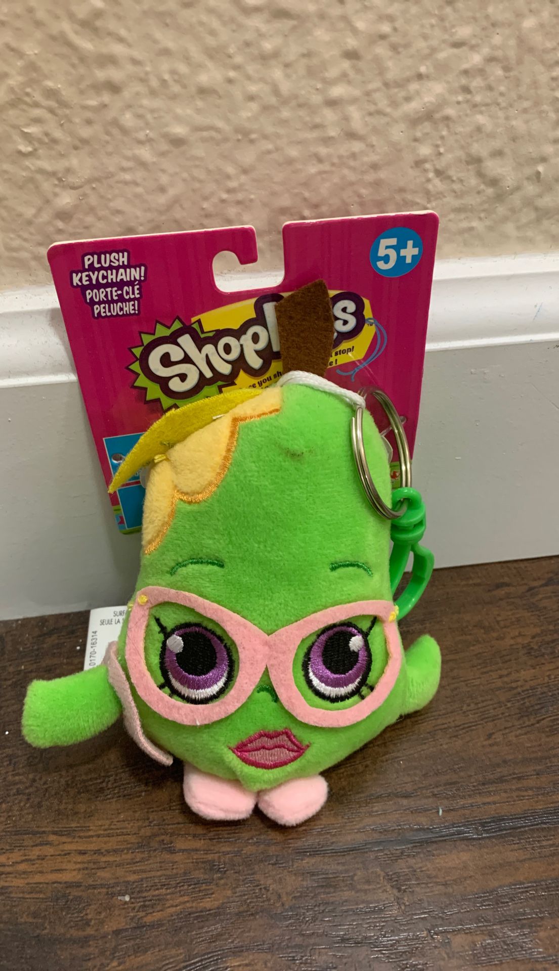 Shopkins plush key chain