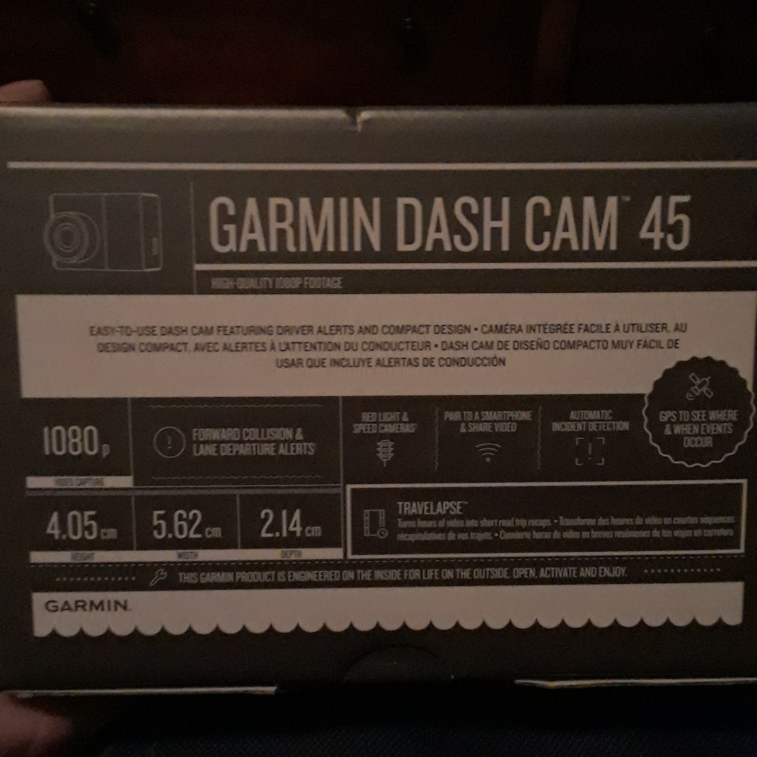 Garmin dash cam 45