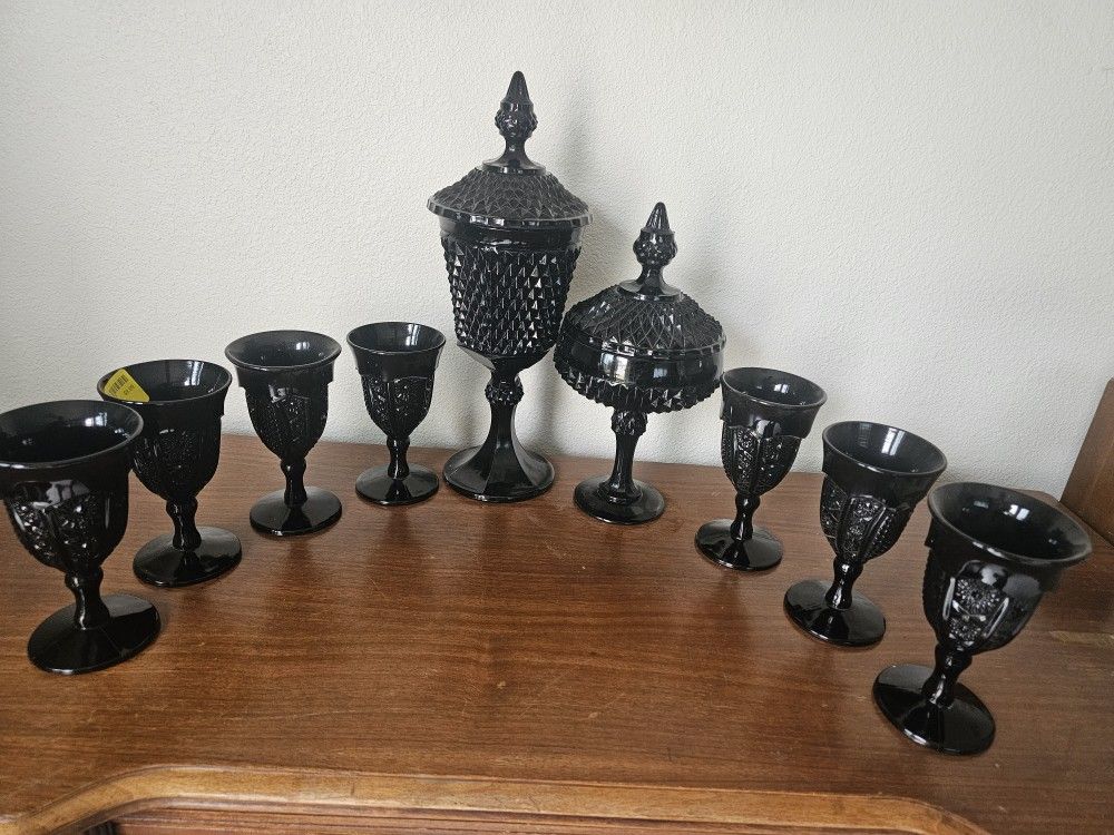 Indiana Glass Black Diamond