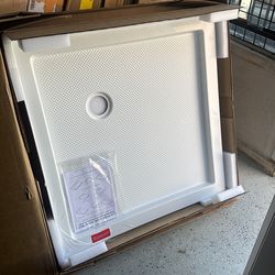 36”X36” Corner Shower Base White