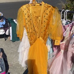 Girls dress handmade and weigh size 10 to 12