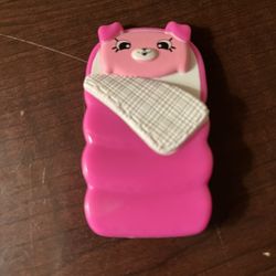 Shopkins Happy Places Pink Sleeping Bag McDonald’s Collectible 2017