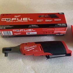 Milwaukee M12 FUEL 12-Volt Lithium-Ion Brushless Cordless High Speed 3/8 in. Ratchet (Tool-Only)