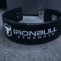 Iron Bull Strength Pro powerlifting belt.  