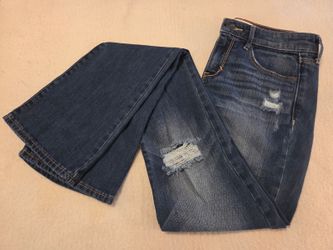 Women's Abercrombie & Fitch Distressed Skinny Bootcut/Flare Jeans (0022)